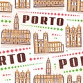 Vector Porto Seamless Pattern Royalty Free Stock Photo
