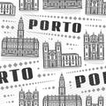 Vector Porto Seamless Pattern Royalty Free Stock Photo