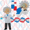 Vector of portrait of Albert Einstein on a neutral background. Science Day. Chemist and mathematician