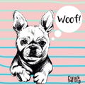 Vector portrait of french bulldog. Hand drawn pet dog illustration.