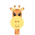 Vector illustration with giraffee Royalty Free Stock Photo