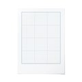 Vector portrait orientation engineering graph paper Royalty Free Stock Photo