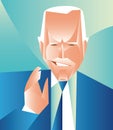 President Joe Biden vector illustration