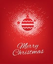 Merry Christmas Greetings Poster Design