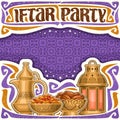 Vector poster for Iftar Party