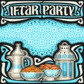 Vector poster for Iftar Party