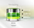 Vector premium cream ads Royalty Free Stock Photo