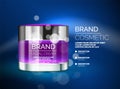 Vector premium cream ads Royalty Free Stock Photo