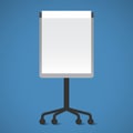 Vector Presentation Board. Flip-chart Royalty Free Stock Photo