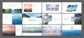 Vector presentation layout templates design, Multipurpose template for slide