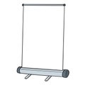 Vector of presentation stand