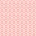 Vector pretty seamless pink floral geometric repeat pattern. Abstract Geometric Background Design Royalty Free Stock Photo