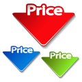 vector price label