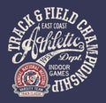 Vintage east coast track and field indoor games