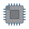 Vector Processor Icon Royalty Free Stock Photo