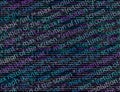Vector Program Code Background, Javascript, Blue and Purple Colors.