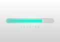 Vector progress loading bar. Illustration for ui design, for mobile apps Royalty Free Stock Photo