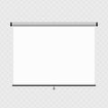 Vector projection presentation screen.