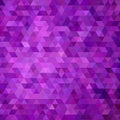 vector purple triangles background. layout for presentation. eps 10 Royalty Free Stock Photo