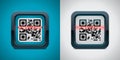 Vector QR code scanner icon