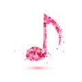 Vector Quaver Note icon