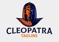 Queen Cleopatra of Egypt Logo