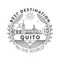 Vector Quito City Badge, Linear Style Royalty Free Stock Photo