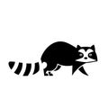 Vector raccoon icon