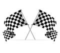 Vector Racing flags Royalty Free Stock Photo