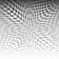 Vector radial dotted halftone background