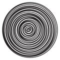 Vector radial rings burst of abstract circles