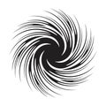 Vector radial spiral burst