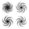 Vector radial spiral burst Royalty Free Stock Photo