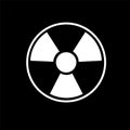 Vector radiation flat icon power new design