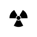 Radiation logo vector