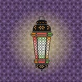 Vector Ramadan illustration with lantern