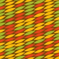 Vector rastafarian snake skin pattern