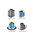 Vector real estate bundle, editable for business logo, company identity and more