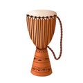 Vector realistic djembe