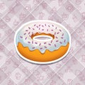 Vector realistic donut icons