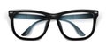 Vector realistic eyeglasses, spectacles mockup