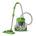 Vector realistic green vacuum cleaner 3d icon Royalty Free Stock Photo