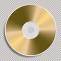 DVD golden Royalty Free Stock Photo