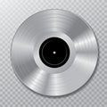 silver black LP Royalty Free Stock Photo