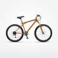 Vector Realistic Isolated Bicycle