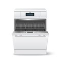 Vector realistic kitchen dishwasher with display a Royalty Free Stock Photo