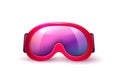 Vector realistic scuba diving mask goggles Royalty Free Stock Photo