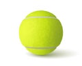 Vector realistic tennis ball isolated on white background Royalty Free Stock Photo