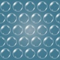 Vector soap water bubble pattern Royalty Free Stock Photo