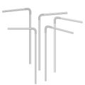 Vector realistic tubules for drinks, smoothie, milk, cocktails, alcohol. Set of realistic drinking straws.